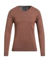 North Pole Man Sweater Brown Size Xl Viscose, Nylon