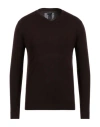 North Pole Man Sweater Dark Brown Size M Viscose, Nylon