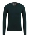 North Pole Man Sweater Dark Green Size M Viscose, Nylon
