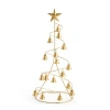 North Pole Trading Co . 20in Bell Tree Christmas Tabletop Decor In Yellow