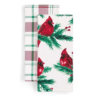 North Pole Trading Co . Cardinal 2-pc. Kitchen Towel Set In Multiple Colors