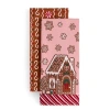 North Pole Trading Co . Gingerbread House 2-pc. Kitchen Towel Set In Multi