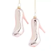 North Pole Trading Co . High Heel Set Christmas Ornament In Pink