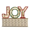 North Pole Trading Co . Joy Christmas Advent Calendar In Red