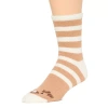 North Pole Trading Co . Kids Big Kid Unisex 1 Pair Crew Socks In Nude