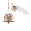 North Pole Trading Co . Swan And Turle Doves Set 2-pc. Christmas Ornament In White