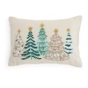North Pole Trading Co . Trees Rectangular Throw Pillow In Sand