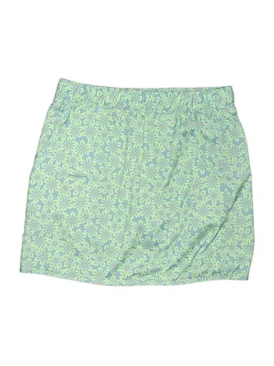 Pre-owned North River Outfitters Casual Skirt In Green