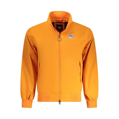North Sails Arancione Poliammide Men's Men's Jacket In Orange
