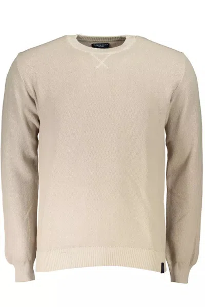 North Sails Waffle-knit Crew-neck Sweater In Neutral