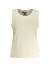 North Sails Beige Polyester Tank Top In White