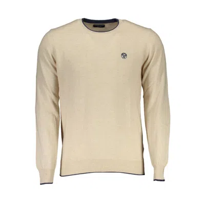 North Sails Beige Wool Sweater In Brown