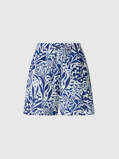 North Sails Bermuda With Coral Pattern Blue Woman In Other