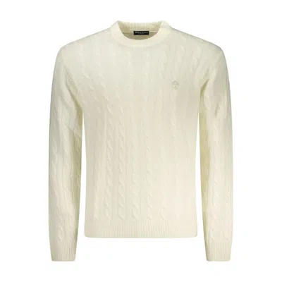 North Sails Bianco Lana Uomo Maglia In White