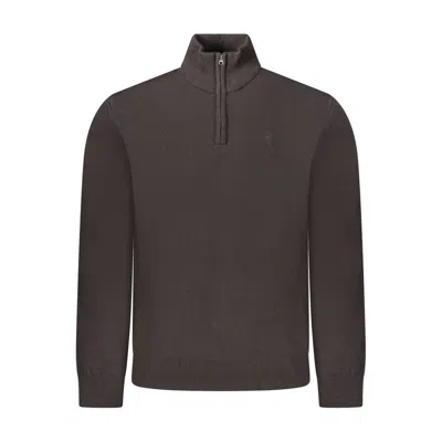 North Sails Black Acrylic Men's Sweater In Burgundy