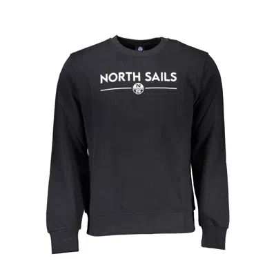 NORTH SAILS NORTH SAILS BLACK COTTON MEN'S SWEATER