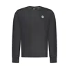 North Sails Black Cotton Sweatshirt In Black
