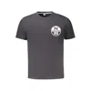 North Sails Black Cotton Men T-shirt