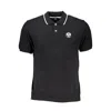 North Sails Black Cotton Polo Shirt In Black