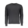 North Sails Gray Polyamide Men Sweater In Black