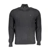 North Sails Black Cotton Sweater In Black