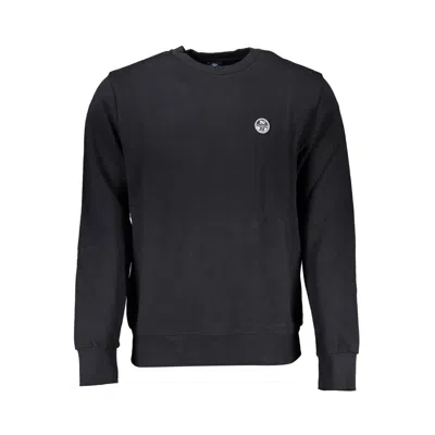 North Sails Logo-patch Cotton Sweater In Gray