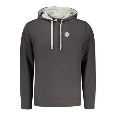 North Sails Black Cotton Sweatshirt In Brown