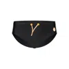 North Sails Black Elastane Swimwear In Black