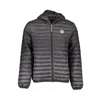 North Sails Brown Polyamide Men Jacket In Black