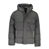 North Sails Black Polyester Jacket In Gray