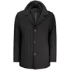 North Sails Black Polyester Men's Jacket In Black