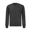 North Sails Black Wool Men Sweater