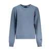 North Sails Blu Cotton Women Sweatshirt In Blue