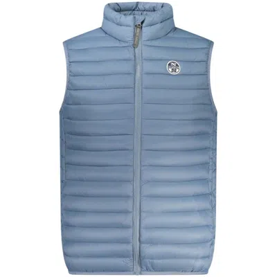 North Sails Blu Poliestere Men Jacket In Blue