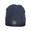 North Sails Blu Polyester Men Cap In Blue