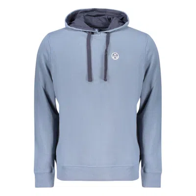 North Sails Blue Cotton Men's Men's Hoodie