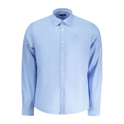 NORTH SAILS BLUE COTTON MEN MEN'S SHIRT