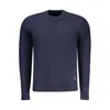 North Sails Blue Wool Men Sweater In Blue