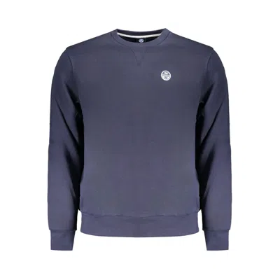 North Sails Blue Cotton Men Men's Sweater