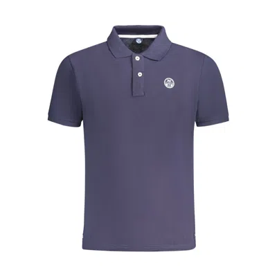 North Sails Blue Cotton Men Polo Men's Shirt