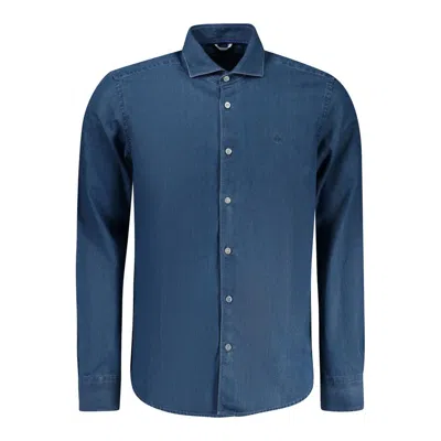 North Sails Blue Cotton Men Shirt