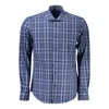 North Sails Blue Cotton Men's Shirt In Blue
