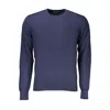 North Sails Blue Cotton Men Sweater In Blue