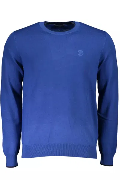 North Sails Logo-embroidered Sweater In Blue