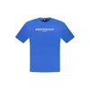 North Sails Blue Cotton Men T-shirt In Blue