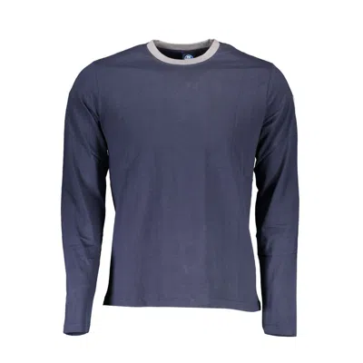 North Sails Blue Cotton Men T-shirt