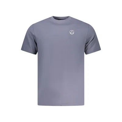 North Sails Blue Cotton Men's T-shirt In Gray