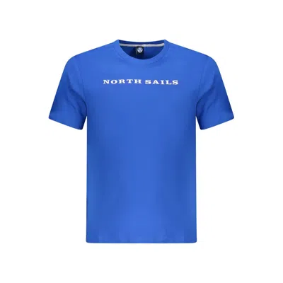 NORTH SAILS BLUE COTTON MEN TSHIRT