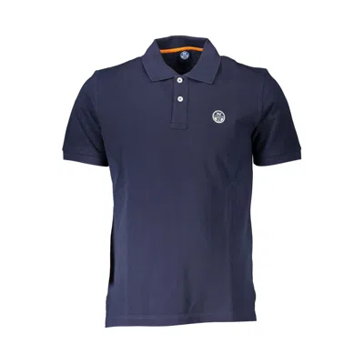North Sails Blue Cotton Polo Shirt
