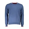 North Sails Blue Cotton Sweater In Blue